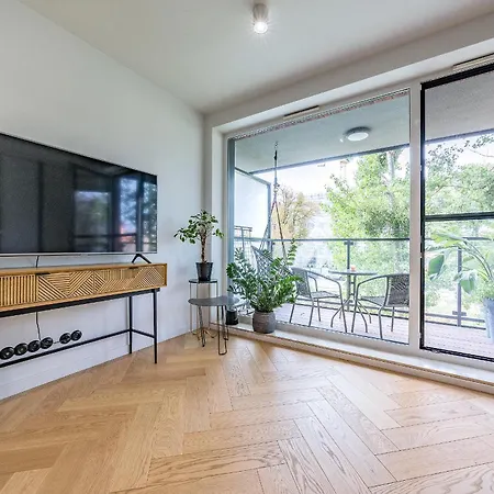 公寓 Hello Chmielna With Private Parking And Balcony